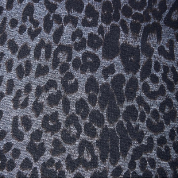 Boston Proper Gray Leopard Print Pull on Leggings Size XXS - Picture 3 of 12